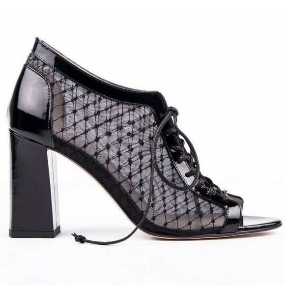 Jessica Bedard | Open-toe Lace-up Boots - Picture 2 of 13